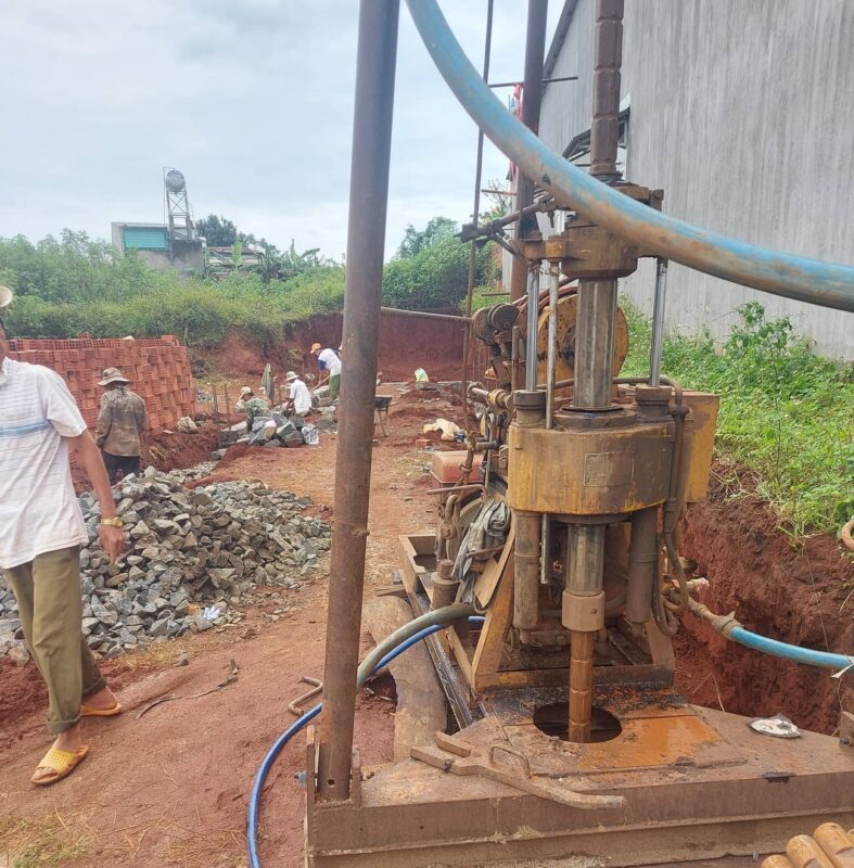 Dịch vụ khoan giếng tại Lạc Dương Đà Lạt gọi là có mặt